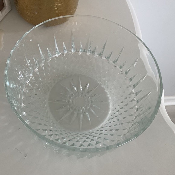 Vintage‎ Arcoroc Decorative Glass Bowl 1960’s Made in France clear fruits decor - Picture 3 of 10